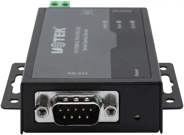 Alt view image 3 of 5 - UOTEK 10/100M TCP/IP to RS-232 Converter TCP IP to RS232 RJ45 Serial Device Adapter UT-6011C
