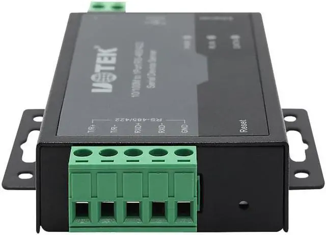 Alt view image 2 of 4 - UOTEK Industrial 10/100M TCP IP to RS485 RS422 Adapter TCP/IP to RS-485 RS-422 Converter RJ45 Serial Device Server UT-6011M