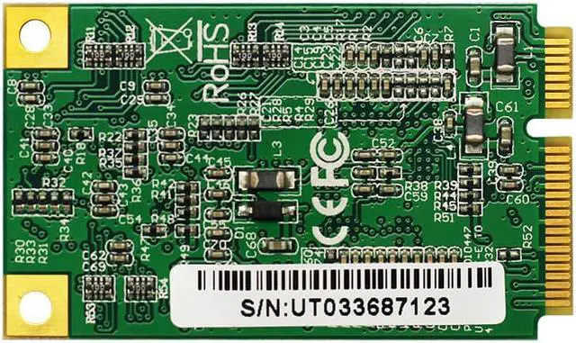 Alt view image 3 of 7 - UOTEK Industrial Mini PCI-E to RS-232 Serial Card PCIE to RS232 4 Port High Speed Converter DB9 ESD Anti-lightning  RTS/CTS XON/XOFF UT-7784B Support Win2000/XP/Vista/Win7/NT4.0/CE 4.2/5.0/6.0/Vxworks