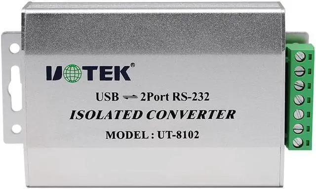 Alt view image 3 of 7 - UOTEK USB to RS232 Converter Adapter USB2.0 Conversion Connector with Isolation UT-8102 Support Win8/Win10/XP/Vista/7/8/8.1/10/CE/Mac/Linux