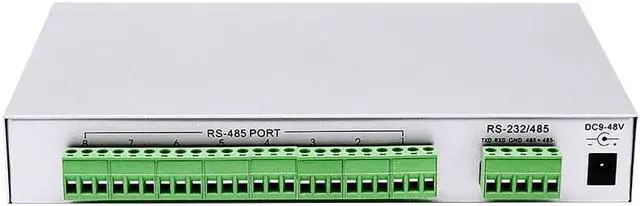 Alt view image 2 of 6 - UOTEK Industrial Grade RS-232 RS-485 to 8 Ports RS485 Hub RS485 to RS232 RS 485 Asynchronous Half-duplex with Optoelectronic Isolation UT-1208