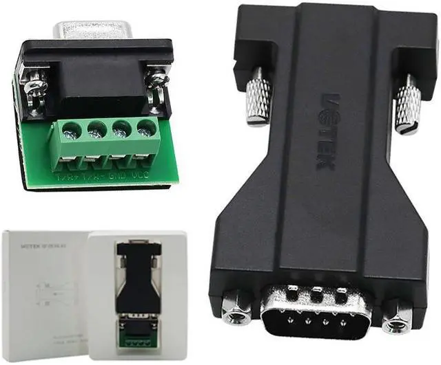 Alt view image 7 of 7 - UOTEK Mini RS232 to RS485 Converter Adapter DB9 Interface Connector UT-2020
