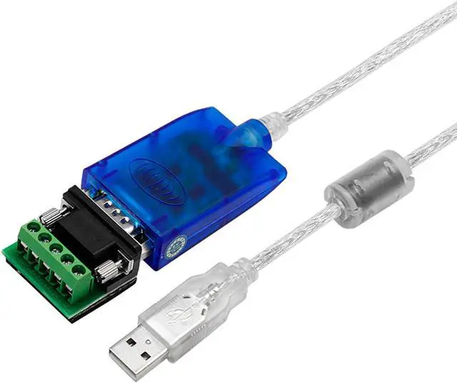 Alt view image 2 of 7 - UOTEK USB to RS-485 RS-422 Converter Cable 4.9FT RS485 RS422 to USB Adapter with FTDI Chip Support USB 2.0 Win11/10/8/7/XP/Vista/Mac System UT-890A