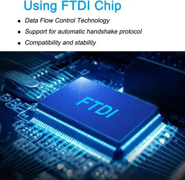 Alt view image 3 of 7 - UOTEK USB to RS-485 RS-422 Converter Cable 4.9FT RS485 RS422 to USB Adapter with FTDI Chip Support USB 2.0 Win11/10/8/7/XP/Vista/Mac System UT-890A