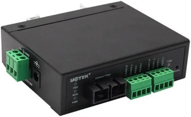 Alt view image 5 of 6 - UOTEK 100M Fiber to Canbus Converter CAN BUS Modbus Adapter Can Gateway 2 Ports Can Interface Converter