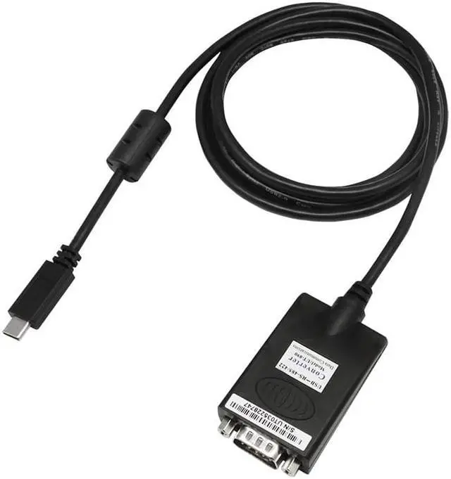 Alt view image 3 of 7 - UOTEK 4.9FT Type C Cable USB-C to RS-485 RS-422 Converter 1.5M RS485 RS422 Adpater 5Pin DB9 Connector with FT232 Magnetic Ring Terminal Blocks UT-890-TC