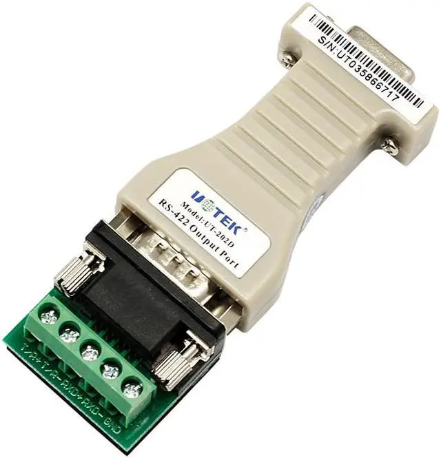 Alt view image 4 of 7 - UOTEK Mini RS-232 to RS-422 Converter RS422 RS232 Conversion Adapter DB9 Connector No Power Required Bidirectional UT-202D