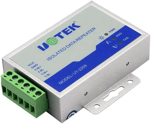 Alt view image 4 of 7 - UOTEK Industrial Grade RS-485 RS 485 Repeater RS485 with Optical Isolation 600W Lightning Surge ±15KV ESD Protection UT-2209