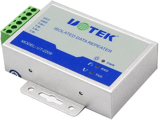 Alt view image 3 of 7 - UOTEK Industrial Grade RS-485 RS 485 Repeater RS485 with Optical Isolation 600W Lightning Surge ±15KV ESD Protection UT-2209
