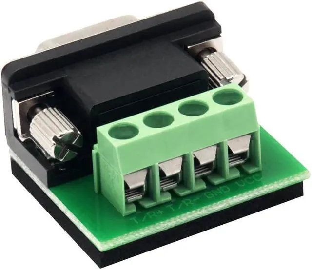 Alt view image 3 of 7 - UOTEK Industrial RS232 to RS485 Converter Serial Adapter DB9 Female Male Connector with Terminal Block UT-204E