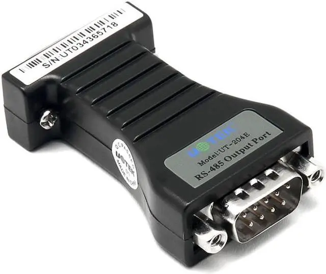 Alt view image 4 of 7 - UOTEK Industrial RS232 to RS485 Converter Serial Adapter DB9 Female Male Connector with Terminal Block UT-204E