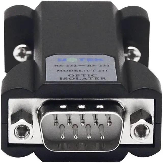 Alt view image 2 of 7 - UOTEK RS-232 3 Bits Isolated Converter Industrial Grade RS232 Serial Port Optoelectronic Isolator Adapter DB9 Connector UT-211