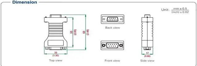 Alt view image 7 of 7 - UOTEK Industrial RS232 5 Bits Isolated Converter Serial Adapter Optical Isolator ±3KV ESD Protection UT-215