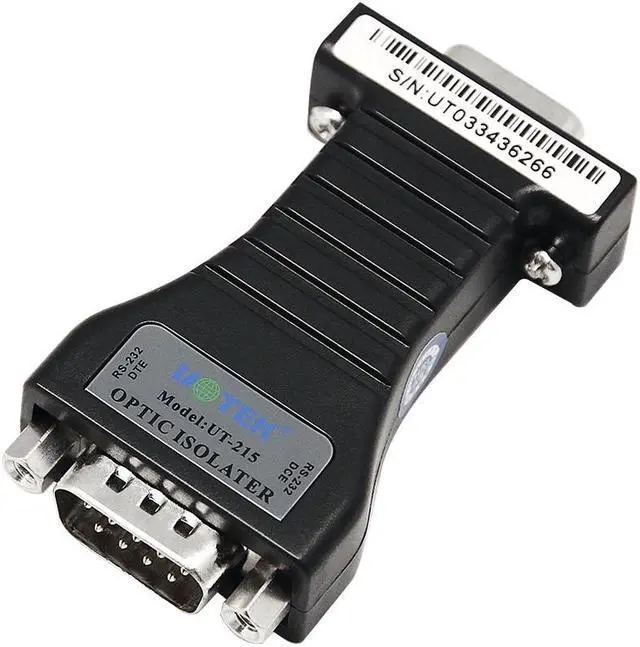 Alt view image 5 of 7 - UOTEK Industrial RS232 5 Bits Isolated Converter Serial Adapter Optical Isolator ±3KV ESD Protection UT-215
