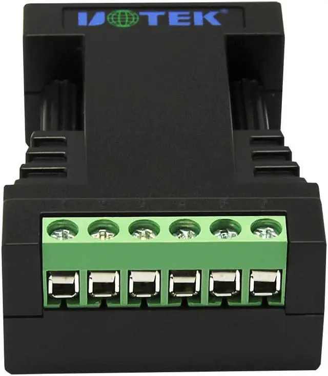 Alt view image 4 of 7 - UOTEK Industrial RS-232 to RS-485 RS-422 Converter RS232 to RS485 RS422 Adapter DB9 F Connector with Lightning Surge Protection
