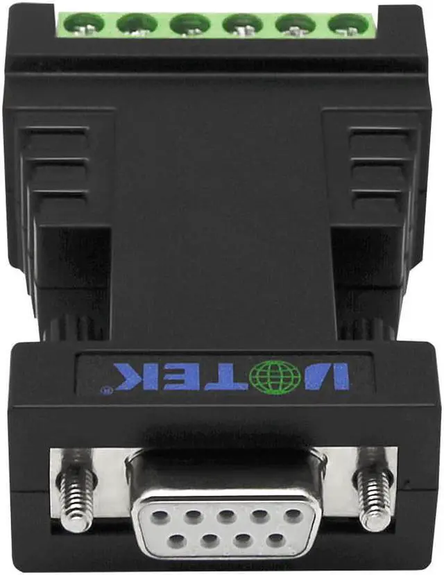 Alt view image 3 of 7 - UOTEK Industrial RS-232 to RS-485 RS-422 Converter RS232 to RS485 RS422 Adapter DB9 F Connector with Lightning Surge Protection