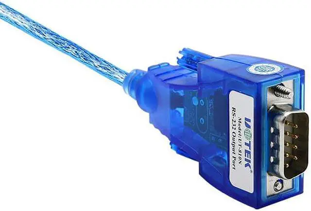 Alt view image 4 of 7 - UOTEK 4.92ft RS232 to USB Converter Cable USB-A RS-232 COM Port DB9 Serial Adapter Connector with Magnetic Ring UT-810N
