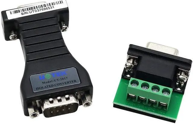 Alt view image 4 of 7 - UOTEK Industrial RS232 to RS485 Adapter Converter RS 232 DB9 Connector RS-485 to RS-232 Isolated Half Duplex Anti-surge UT-2017