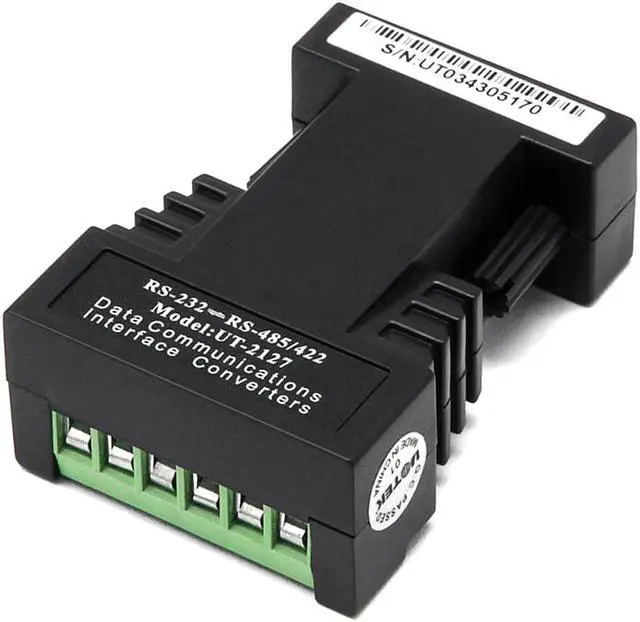 Alt view image 2 of 7 - UOTEK Industrial RS-232 to RS-485 RS-422 Converter RS232 to RS485 RS422 Adapter DB9F Connector with Optical Isolation UT-2127
