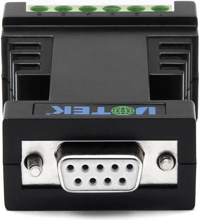 Alt view image 3 of 7 - UOTEK Industrial RS-232 to RS-485 RS-422 Converter RS232 to RS485 RS422 Adapter DB9F Connector with Optical Isolation UT-2127
