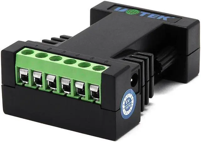 Alt view image 4 of 7 - UOTEK Industrial RS-232 to RS-485 RS-422 Converter RS232 to RS485 RS422 Adapter DB9F Connector with Optical Isolation UT-2127
