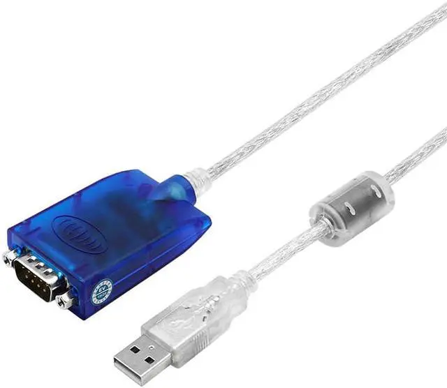 Alt view image 2 of 7 - UOTEK USB to RS232 Converter 1.5M USB2.0 Cable Serial Adapter USB-A DB9 Male Port  Asynchronous with ±15KV ESD Protection UT-880