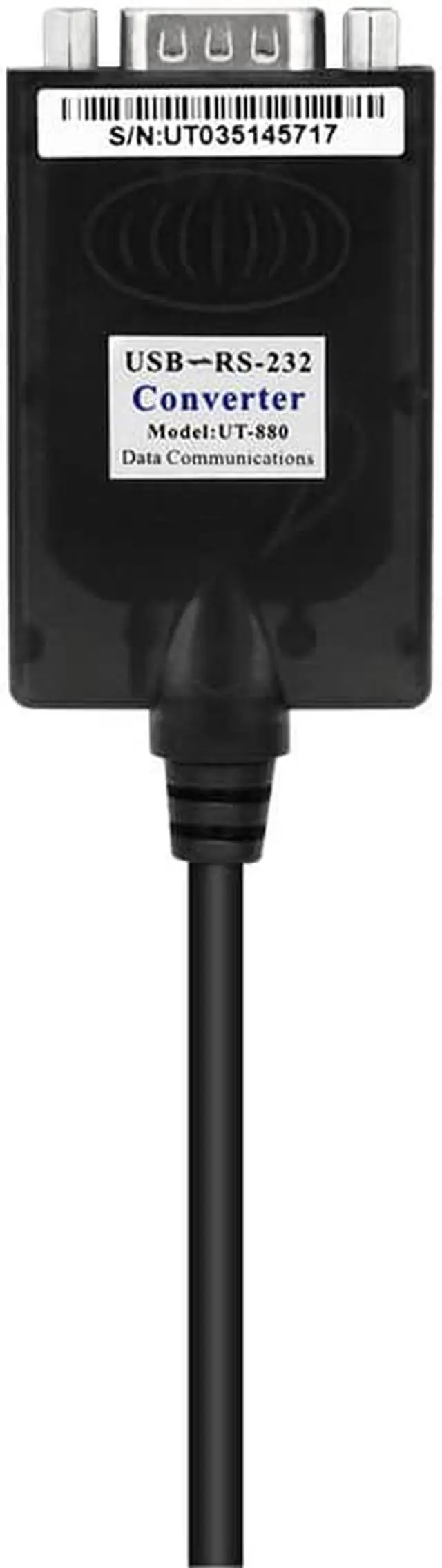 Alt view image 5 of 7 - UOTEK Black 1.5M USB Type C to RS232 Converter USB-C Male DB9 RS-232 Cable Serial Adapter Surge Protection UT-880-TC Supports Win2000/2003/2008/2012/XP/Vista/7/8/8.1/10/CE/Mac/Linux