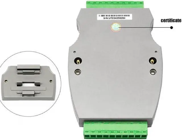 Alt view image 5 of 7 - UOTEK RS232 RS485 to Canbus Converter with Protocol Industrial Grade RS232 RS485 CAN BUS Adapter Terminal Block Connector Isolation UT-2506A