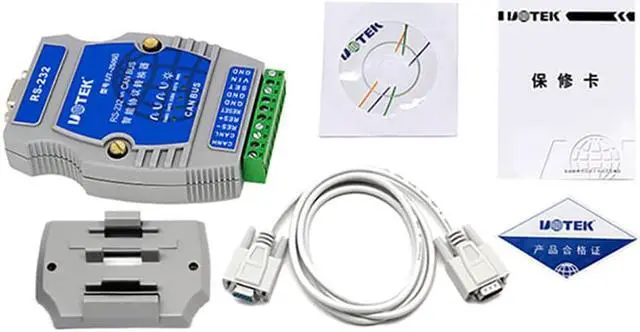 Alt view image 6 of 7 - UOTEK Industrial Grade RS-232 to CAN BUS Converter with Protocol Canbus to RS232 Adapter Connector UT-2505B