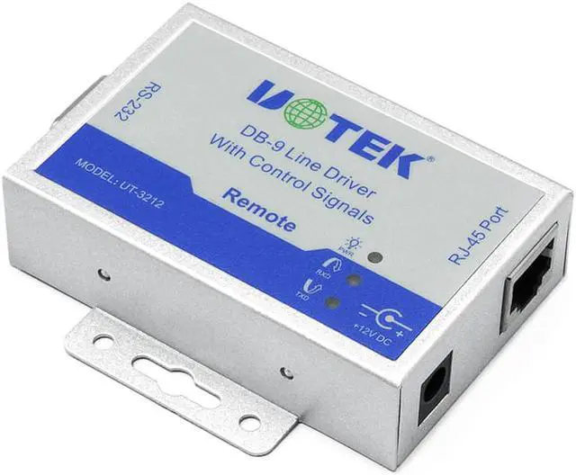 Alt view image 3 of 7 - 1 Pair UOTEK Industrial 5 Ports RS232 Extender Adapter Asynchronous Protocol Long Distance Serial Extension Driver Connector UT-3212