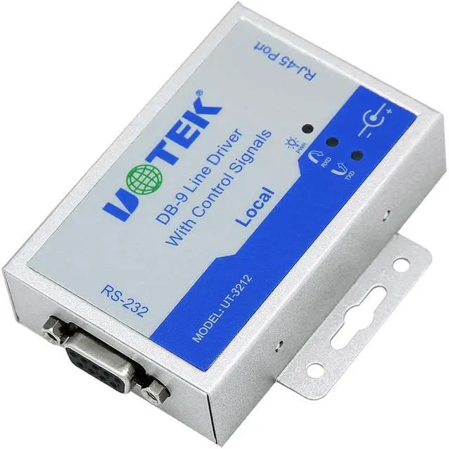 Alt view image 4 of 7 - 1 Pair UOTEK Industrial 5 Ports RS232 Extender Adapter Asynchronous Protocol Long Distance Serial Extension Driver Connector UT-3212