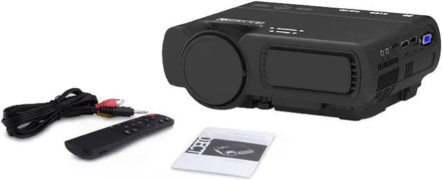 Alt view image 7 of 7 - UOTEK 4 inch Mini HD 720P WiFi Android LED Protable Wireless Projector for Home Theater