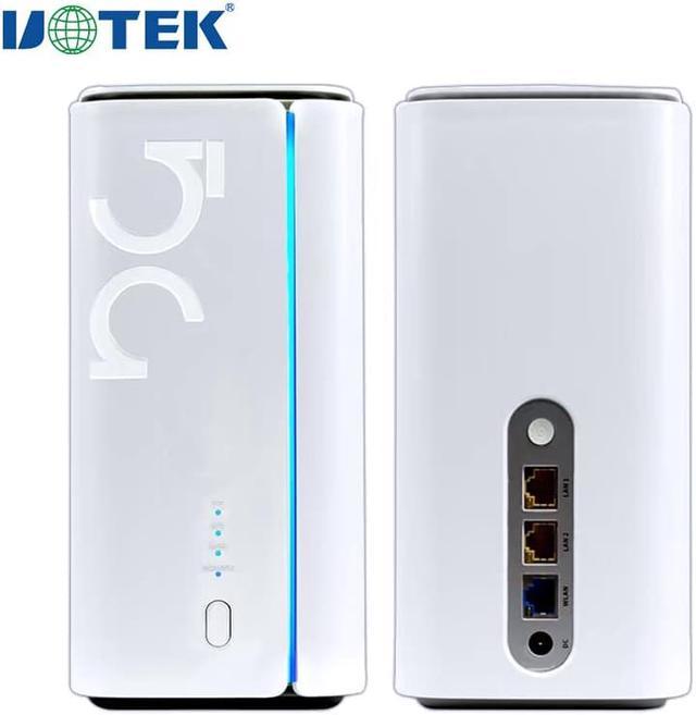 UOTEK Portable 5G WiFi CPE Router 5G WiFi 6 802.1ax LTE Wireless Router  Dual Band WiFi Sim Card Modem NSA And SA Dual Mode High Speed Wide Coverage