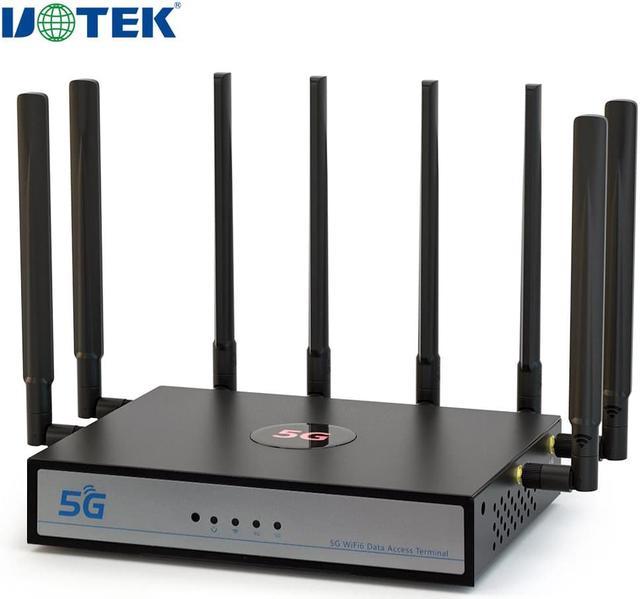 hit Council I complain UOTEK WiFi6 5G CPE Router LTE Wireless Router Dual Band WiFi Sim Card Modem  802.11ax 2T2R MIMO Mesh Router for Wireless Internet High Speed 5g Router  With SIM Card Slot - Newegg.com