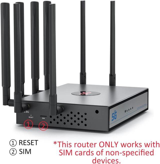 UOTEK WiFi6 5G CPE Router LTE Wireless Router Dual Band WiFi Sim Card Modem  802.11ax 2T2R MIMO Mesh Router for Wireless Internet High Speed 5g Router  