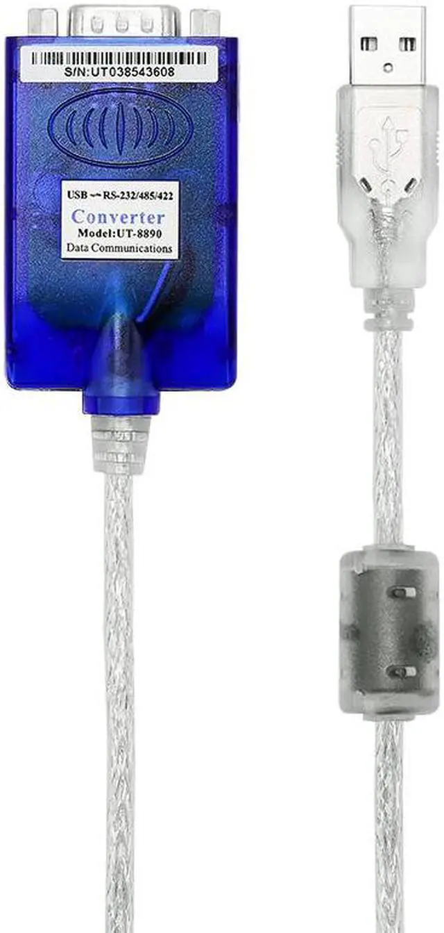 Alt view image 4 of 7 - UOTEK 4.92ft USB to RS232 RS485 RS422 Converter Serial Adapter USB2.0 Cable DB9 Connector WinXP/7/8/8.1/10 UT-8890