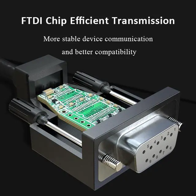 New RS232 Converter Cable USB to RS-232 Commercial Grade