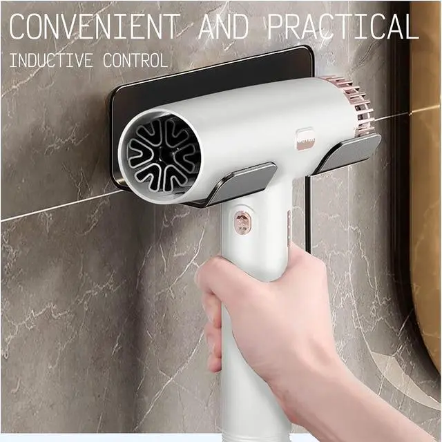 Alt view image 5 of 7 - UOTEK Blow Dryer Lightweight Portable Ionic Hair Dryer With Diffuser 110, 000 Rpm Brushless Motor For Fast Drying Professional Hair Dryers For Women Perfect For Travel White Hairdryer