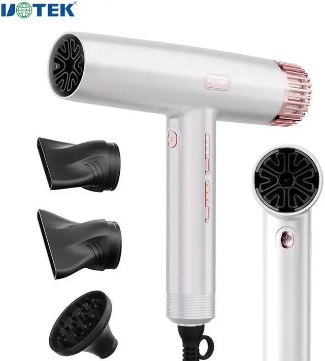 UOTEK Blow Dryer Lightweight Portable Ionic Hair Dryer With