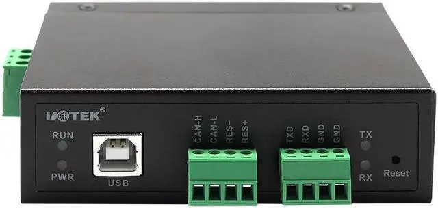 Alt view image 3 of 6 - UOTEK USB Can 2.0 Protocol RS232 to CAN BUS Converter USB-B RS-232 Serial Adapter Industrial Grade Connector UT-8251A