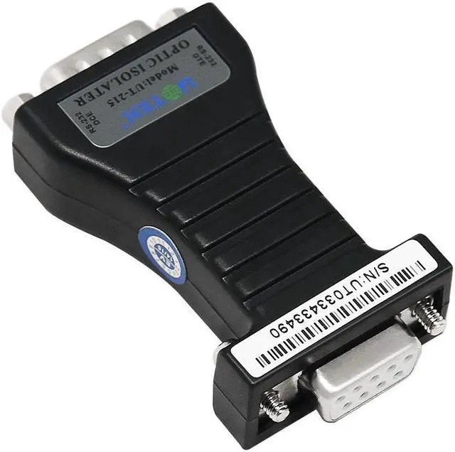 Alt view image 4 of 7 - UOTEK Industrial RS232 5 Bits Isolated Converter Serial Adapter Optical Isolator ±3KV ESD Protection UT-215