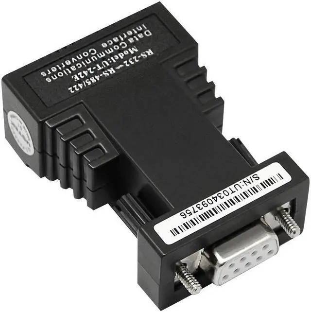 Alt view image 2 of 7 - UOTEK Industrial RS-232 to RS-485 RS-422 Converter RS232 to RS485 RS422 Adapter DB9 F Connector with Lightning Surge Protection
