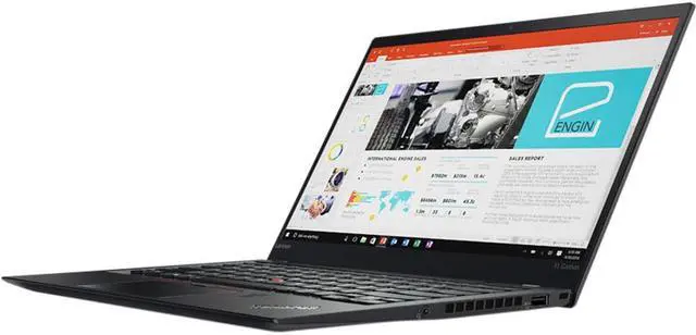 Alt view image 2 of 2 - Lenovo ThinkPad X1 Carbon 5th Gen 14" Notebook Intel i7-6600U 8 GB LPDDR3 256 GB SSD Windows 10 Pro 64-Bit