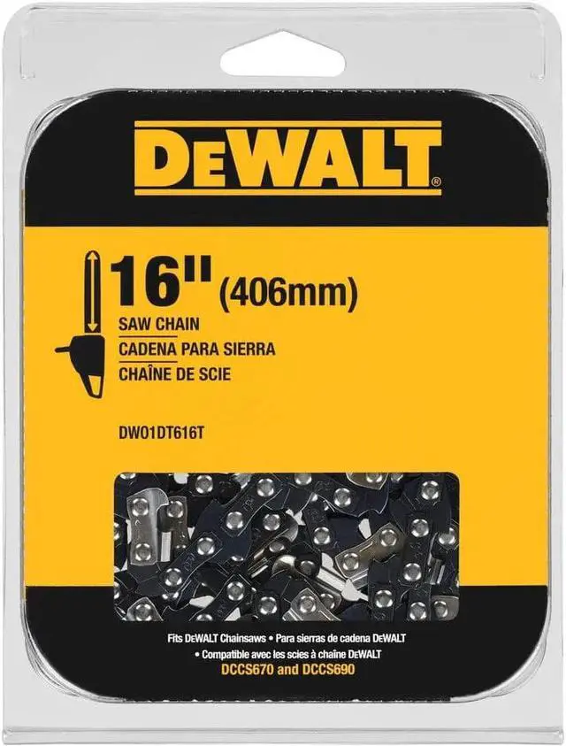 Alt view image 2 of 2 - Dewalt DWO1DT616T 16 in. Chainsaw Replacement Chain