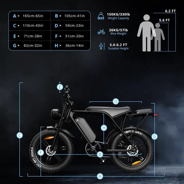 Alt view image 3 of 7 - 20x4.0 Fat Tire Electric Bike with 500W Motor - EBike for adult with 48V 15Ah Removable Battery, BMS Power Saving,7-Speed Adjustable Electric Bicycle