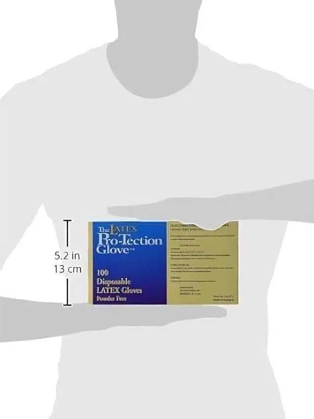 Alt view image 2 of 2 - Material :	Latex
Brand :	COMFITWEAR
Size :	100 Count (Pack of 1)
Color	White
Special Feature	Powder Free