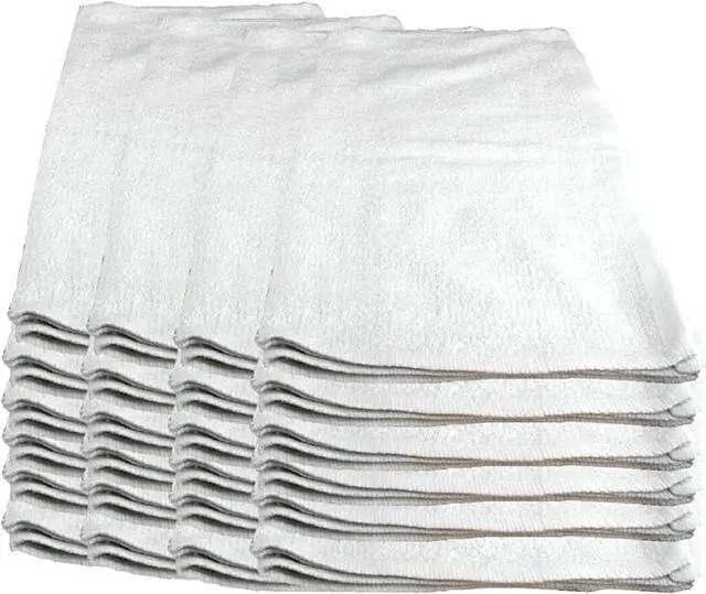 Main image of COMFITWEAR Bar Mop Cleaning Kitchen Towels  16" x 19 White Bar Towels White Kitchen Towels Cotton Bar Rags Towels for Kitchen Restaurant Cleaning Towels (PACK OF 24)