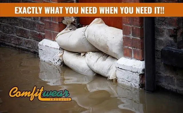 Alt view image 7 of 7 - COMFITWEAR Heavy Duty Durable SandBags Empty Water Resistant UV Protection Polypropylene Sand Bags Ultra Tough Sandbags Hurricane Flooding Protection Gardening Construction (18' x 30',PACK OF 100)