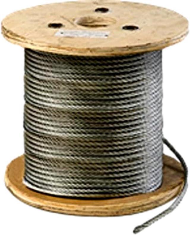 Alt view image 5 of 5 - COMFITWEAR Galvanized Steel Aircraft Cable Wire, 7x19 Strand Core ( 1/4-in x 250-ft)