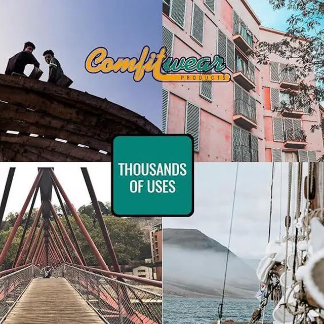 Alt view image 2 of 4 - COMFITWEAR Super Strength Rope 3 Strand Twist Heavy Duty Jobs (5/8 in x 300 FT)